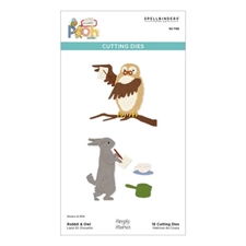 Spellbinders Dies - Say Cheese Classic Pooh Birthday Rabbit & Owl